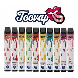 TOOVAP Vapes 600 Puffs mit 10 mg / ml Nikotin Einweg