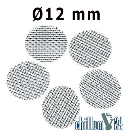 Stahl Einlegesiebe 12 mm grob 5er Pack