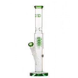 Grace Glass OG Series 4 mm Spiral Perc 38 cm Green