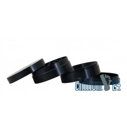Grinder 4-teilig Aluminium 63 mm Schwarz