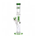 Grace Glass Green Cane 5 mm Spiral Perc 39 cm