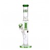 Grace Glass Green Cane 5 mm Spiral Perc 39 cm