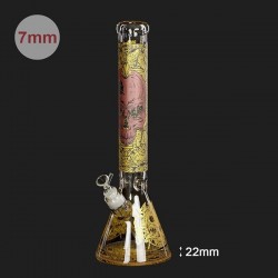 Limited Edition Heavy Beaker Series Skull ICE 7 mm 