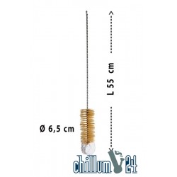 Reinigungsbürste mit Wollschopf 55 cm