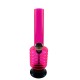 Acryl Mini Bong Bubble Knick Pink 16,5 cm