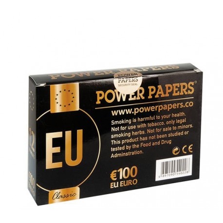 Box 12x Power Papers 100 EURO 12Stk + Tips