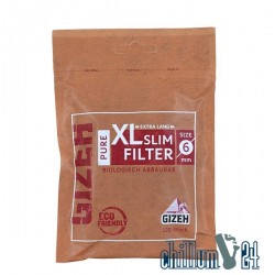 Gizeh Pure XL Slim Eindrehfilter 6 mm 120 Stk.