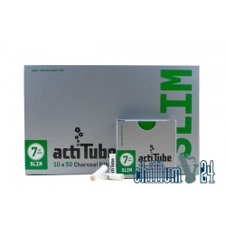 Box 10x ActiTube Aktivkohlefilter Slim 7mm 50er