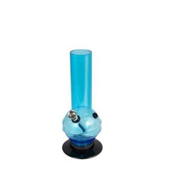 Acryl Mini Bong Bubble Blue 20 cm