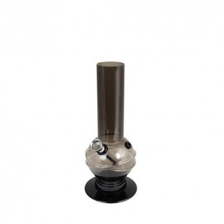 Acryl Mini Bong Bubble Black 20 cm