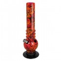Graffiti Acrylbong Orange 26 cm
