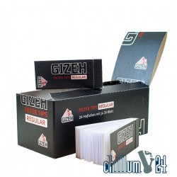 Box 24x Gizeh Black Filtertips Regular Size