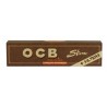 Box 32x OCB Unbleached Slim Virgin Paper + Tips