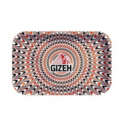 Metall Rolling Tray Gizeh Medium Psychedelic Bunt