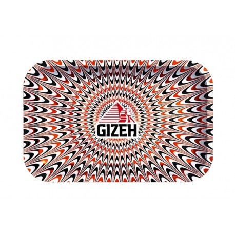 Metall Rolling Tray Gizeh Medium Psychedelic Bunt