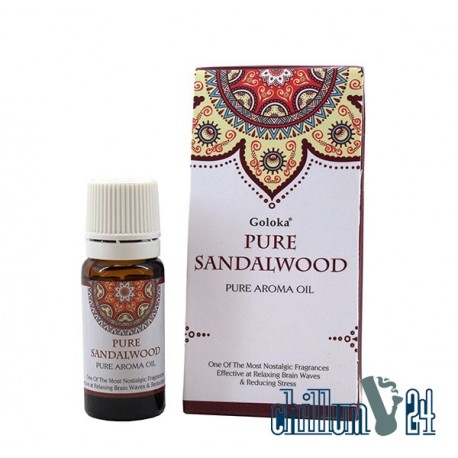 Goloka Pure Sandalwood Pure Aroma Oil 10 ml
