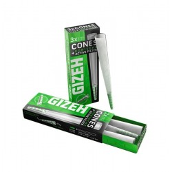 Gizeh Black Cones + konische Aktivfilter 3 Stk. vorgedreht