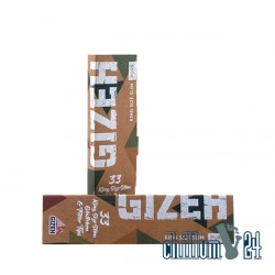 Gizeh Camouflage PURE King Size Slim + Tips