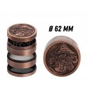  Amsterdam Shroom Grinder 4-teilig 62 mm Copper