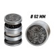Amsterdam Shroom Grinder 4-teilig 62 mm Antiksilber Mushroom Witcher