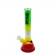 Glas Bong Amsterdam Dome Perc 30cm Rasta