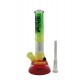 Glas Bong Amsterdam Dome Perc 30cm Rasta