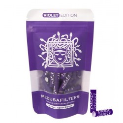 Medusa Aktivkohlefilter 6 mm VIOLET Edition 50er