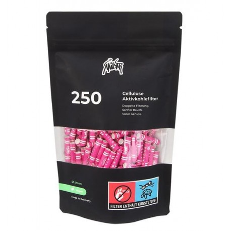 KAILAR 250er Cellulose Aktivkohlefilter 5,9 mm Pink Edition 