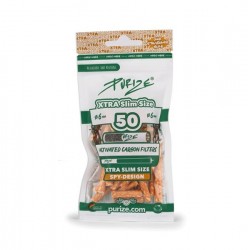 PURIZE Xtra Slim Spy Aktivkohlefilter 50er