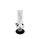 Acryl Mini Bong Bubble Straight LEAF Clear 20 cm