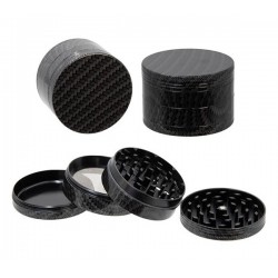Metallgrinder 4-part 62 mm Carbon Design