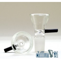 Glassteckkopf Flutsch mit Henkel 18.8er Schliff