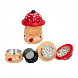 Mushroom Grinder 4-Part Kunststoff Metall