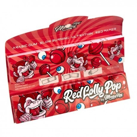 Monkey King Smellpack Papers + Tips Red Lolly Pop