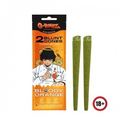 G-Rollz 2x Blunt Cones Terpene Infused Bloody Orange