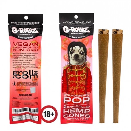 G-Rollz 2x Flavored Organic Hemp Cones 
