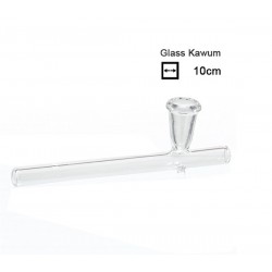 Glas Kawumm 10cm mit Kickloch und Standfüßchen