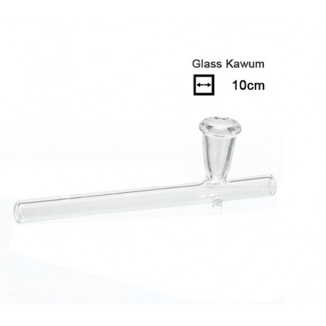 Glas Kawumm 10cm mit Kickloch und Standfüßchen