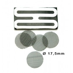 Stahl Einlegesiebe ca. 17,5 mm grob 5er Pack