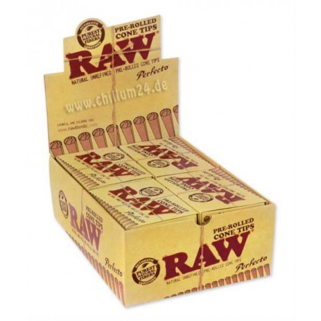 Box 20x RAW 21 vorgerollte Filtertips