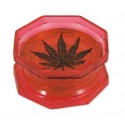 Leaf Acryl Grinder 2-teilig 55 mm Red