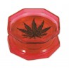 Leaf Acryl Grinder 2-teilig 55mm rot