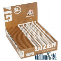 BOX 25x Gizeh King Size Slim Pure Extra Fine