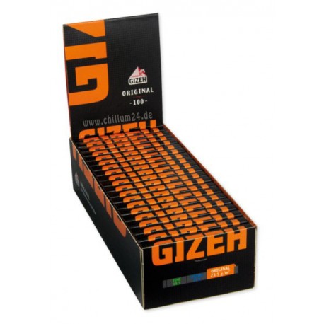 Box mit 20 Heftchen Gizeh Original Orange 100 Blatt