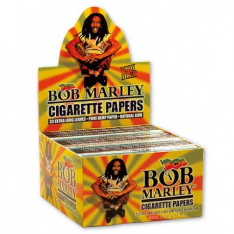 Box mit 50 Booklets Bob Marley King Size Hanfpapierblättchen