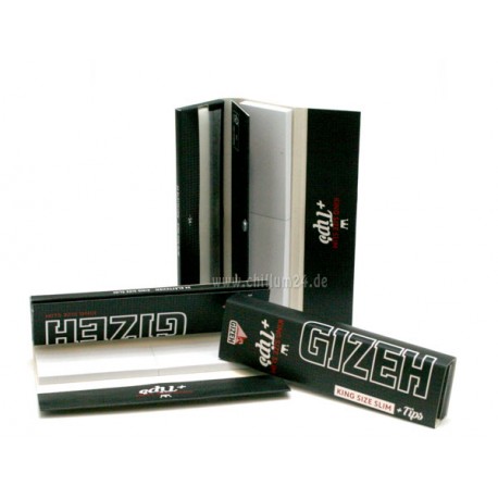 Gizeh Black King Size Slim Extra Fine ink. Tips