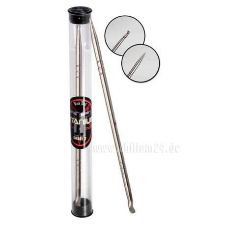 'Black Leaf T2' Dabber aus Titan Spitze & Löffel