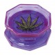 Leaf Acryl Grinder 2-teilig 55mm purple