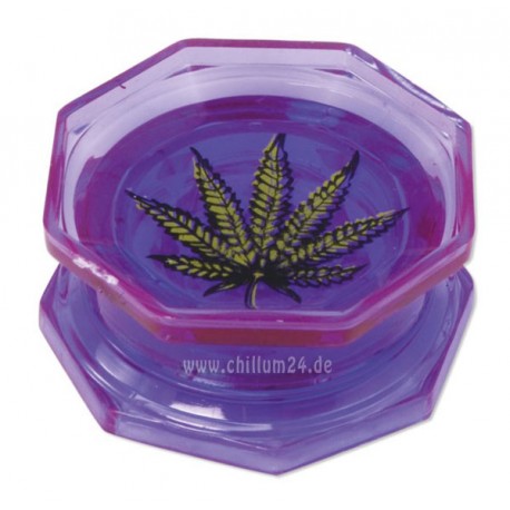 Leaf Acryl Grinder 2-teilig 55mm purple