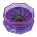 Leaf Acryl Grinder 2-teilig 55 mm Purple